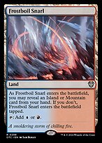 Frostboil Snarl - Outlaws of Thunder Junction Commander