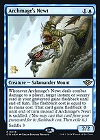 Archmage's Newt - Outlaws of Thunder Junction Promos - Promo Foil