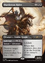Murderous Rider // Swift End - Secret Lair Drop - Borderless
