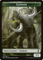 Elephant - New Capenna Commander Tokens