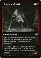 Runebound Wolf - Innistrad: Double Feature