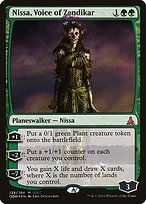 Nissa, Voice of Zendikar - San Diego Comic-Con 2016 - Promo Foil