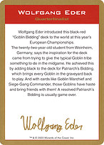 Wolfgang Eder Bio - World Championship Decks 2003