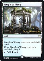 Temple of Plenty - Theros Beyond Death Promos - Promo Foil