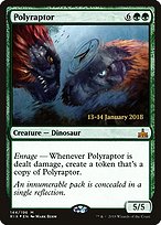 Polyraptor - Rivals of Ixalan Promos - Promo Foil