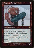 Beast of Burden - Seventh Edition - Promo Foil