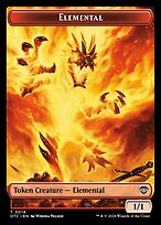 Elemental - Outlaws of Thunder Junction Commander Tokens