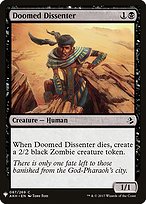 Doomed Dissenter - The List