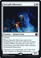 Intrepid Adversary - Innistrad: Midnight Hunt Promos - Promo Foil