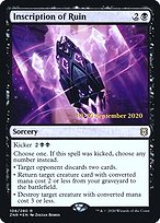 Inscription of Ruin - Zendikar Rising Promos