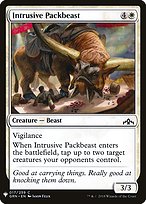 Intrusive Packbeast - The List