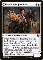 Ambitious Farmhand // Seasoned Cathar - Innistrad: Midnight Hunt