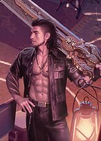 Warrior's Resolve - Final Fantasy Scene Box - Borderless