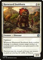 Harnessed Snubhorn - March of the Machine: The Aftermath