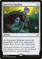 Sorcerous Spyglass - Throne of Eldraine Promos