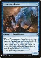 Phantasmal Bear - The List