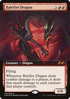 Balefire Dragon - Ultimate Box Topper - Extended Art
