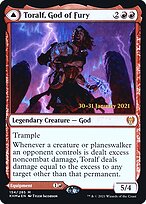 Toralf, God of Fury // Toralf's Hammer - Kaldheim Promos - Promo Foil