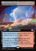 Scorched Geyser - Secrets of Strixhaven Commander - Extended Art