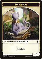 Sacred Cat - Amonkhet Tokens