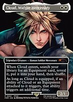 Cloud, Midgar Mercenary - Pro Tour Promos - Borderless