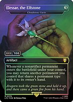 Elessar, the Elfstone (Cloudstone Curio) - Tales of Middle-earth Commander - Double Rainbow, Borderless