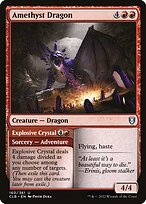 Amethyst Dragon // Explosive Crystal - Commander Legends: Battle for Baldur's Gate