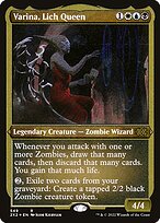 Varina, Lich Queen - Double Masters 2022 - Etched Foil