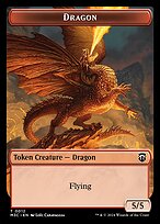 Dragon - Modern Horizons 3 Commander Tokens