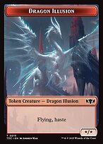 Dragon Illusion - Tarkir: Dragonstorm Commander Tokens