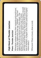 High Noon At Thunder Junction - Black Lotus Unknown Planechase