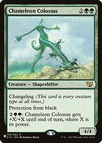 Chameleon Colossus - The List
