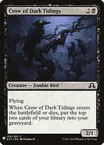 Crow of Dark Tidings - The List