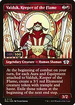 Valduk, Keeper of the Flame - Multiverse Legends - Double Rainbow, Showcase