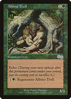 Albino Troll - Urza's Saga