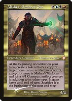 Mishra, Eminent One - The Brothers' War Commander - Etched Foil, Retro
