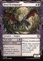 Feral Deathgorger // Dusk Sight - Tarkir: Dragonstorm - Showcase