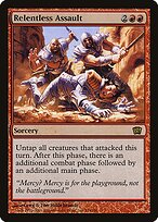 Relentless Assault - Eighth Edition - Promo Foil