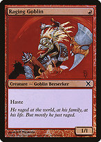 Raging Goblin - Tenth Edition - Promo Foil