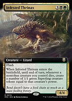 Infested Thrinax - Modern Horizons 3 Commander - Extended Art
