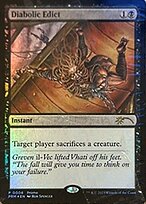 Diabolic Edict - Media Inserts - Promo Foil