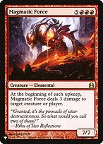 Magmatic Force - The List