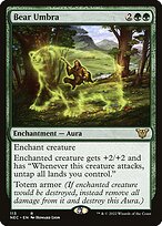 Bear Umbra - Neon Dynasty Commander