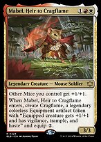 Mabel, Heir to Cragflame - Bloomburrow Promos