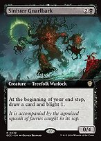 Sinister Gnarlbark - Lorwyn Eclipsed Commander - Extended Art