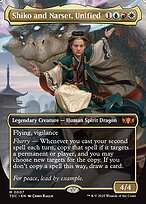 Shiko and Narset, Unified - Tarkir: Dragonstorm Commander - Borderless