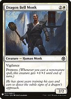 Dragon Bell Monk - The List