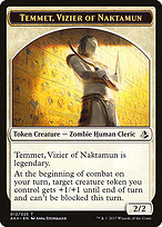 Temmet, Vizier of Naktamun - Amonkhet Tokens