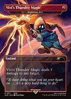 Vivi's Thunder Magic (Lightning Bolt) - Secret Lair Drop - Borderless