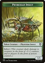 Phyrexian Insect - Phyrexia: All Will Be One Commander Tokens